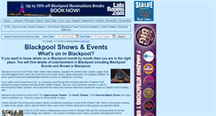 Desktop Screenshot of blackpoolevents.co.uk